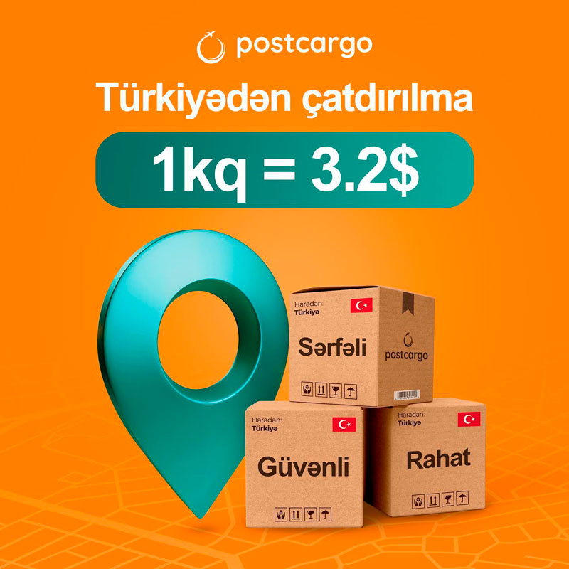 Türkiyədən sifariş — Azərpoçt ilə birbaşa